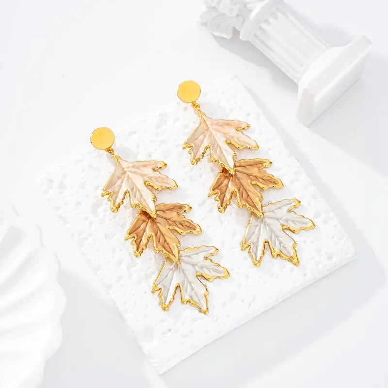 Boucles d'oreilles LAURA BEIGE
