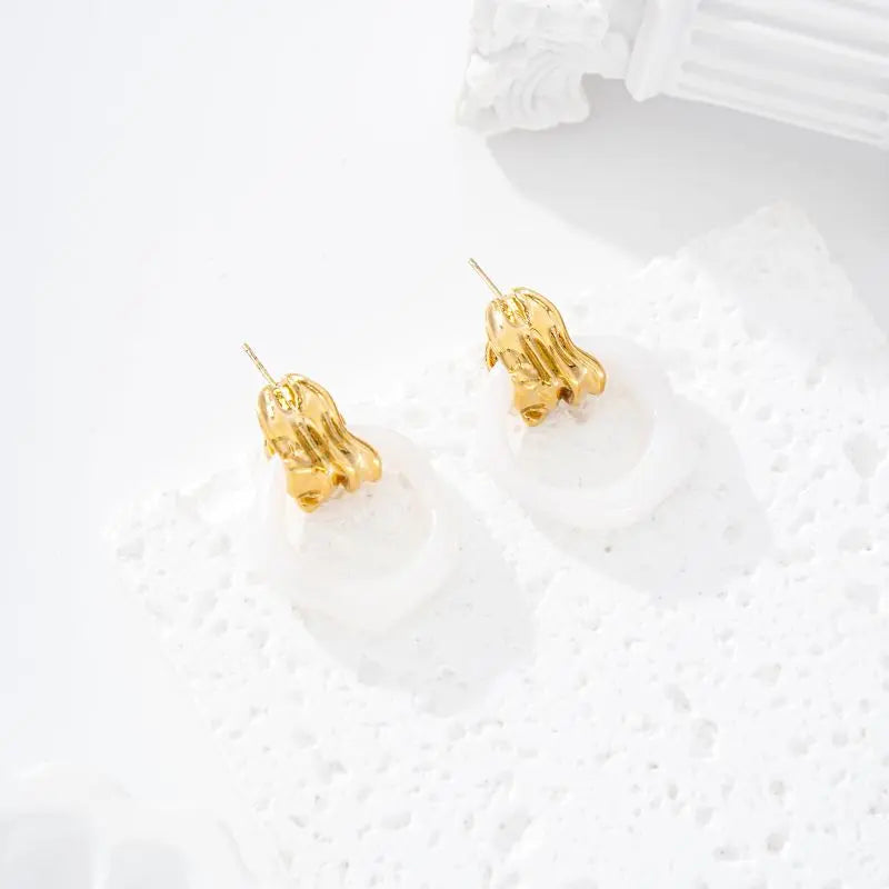 Boucles d'oreilles SHONA BLANC