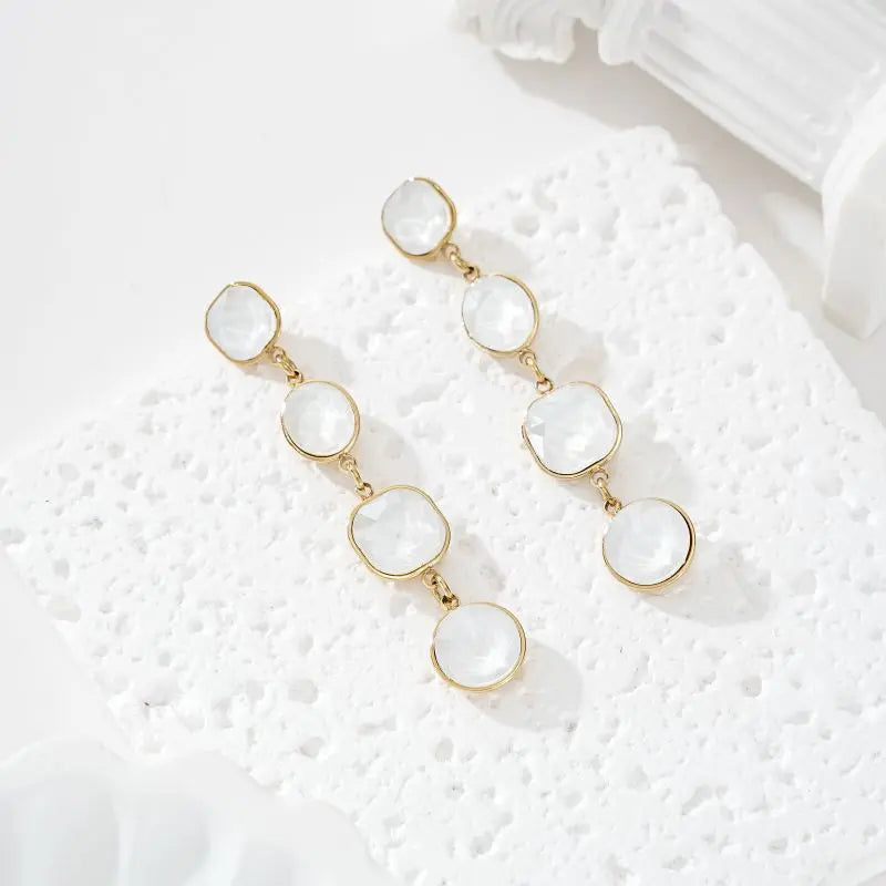 Boucles d'oreilles NAYLA BLANC