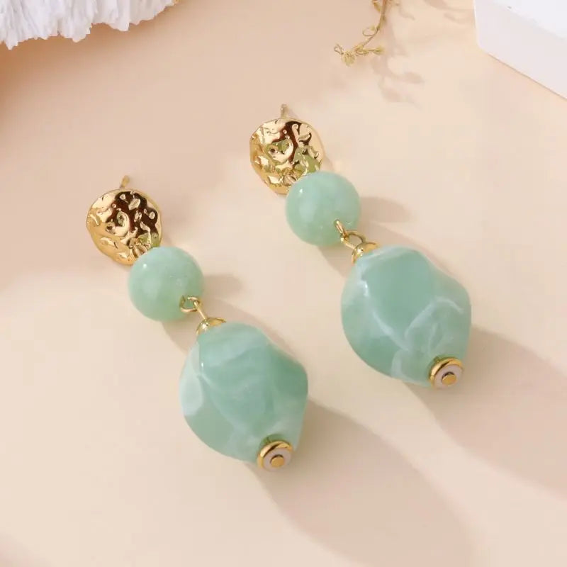 Boucles d'oreilles TALIA VERT