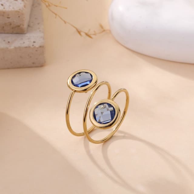 Bague LYRIA bleu