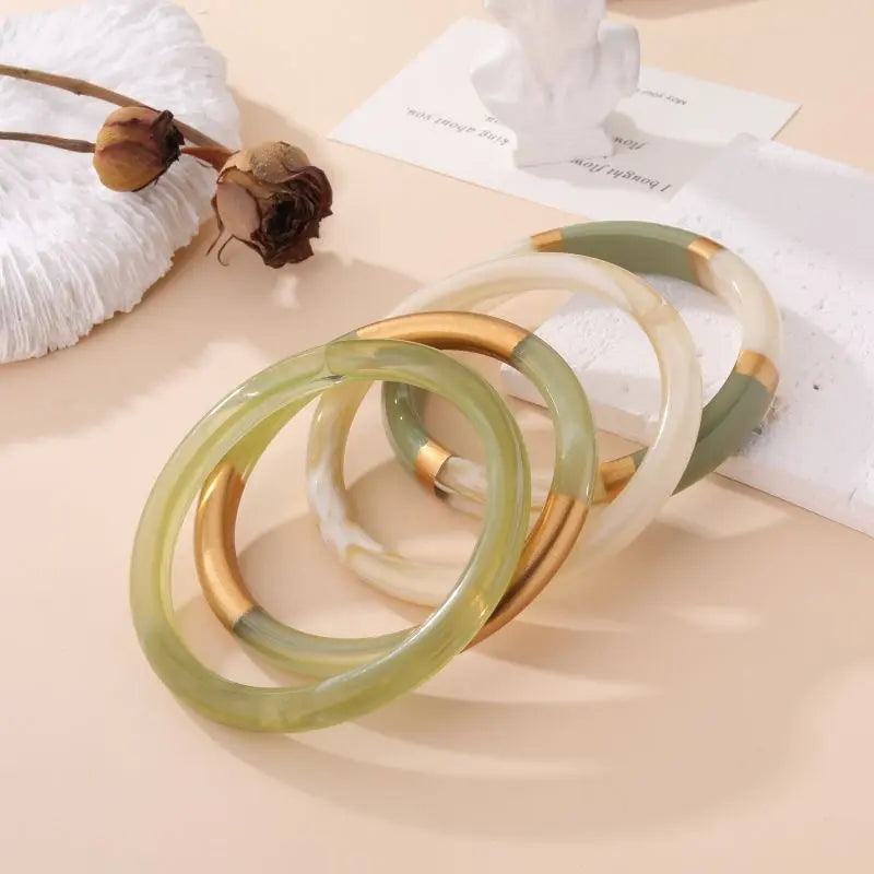 BRACELETS (4) MYA VERT