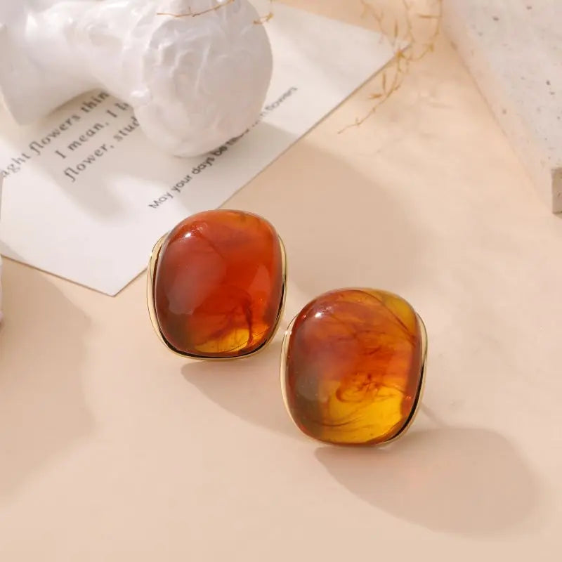 Boucles d'oreilles OPHELIE TAUPE