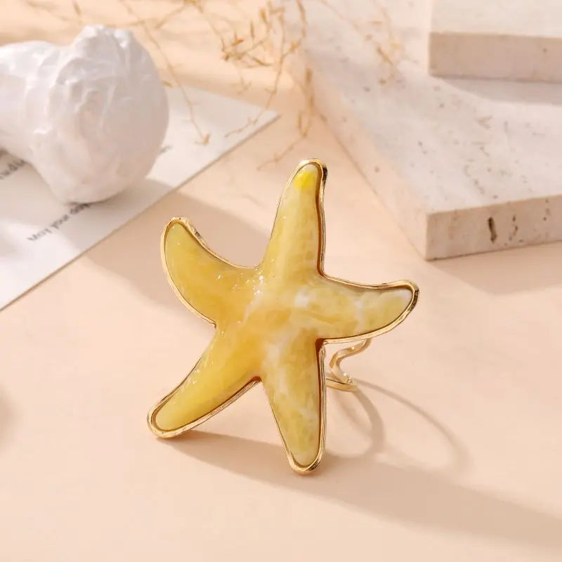 BAGUE MEGANE JAUNE