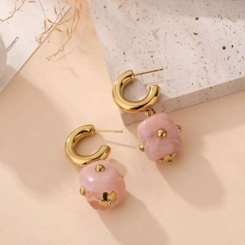 Boucles d'oreilles DELPHINE ROSE