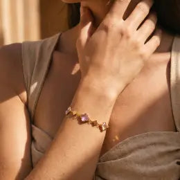 BRACELET LEANA rose