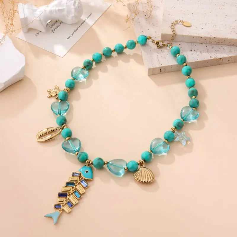 Collier LEA BLEU