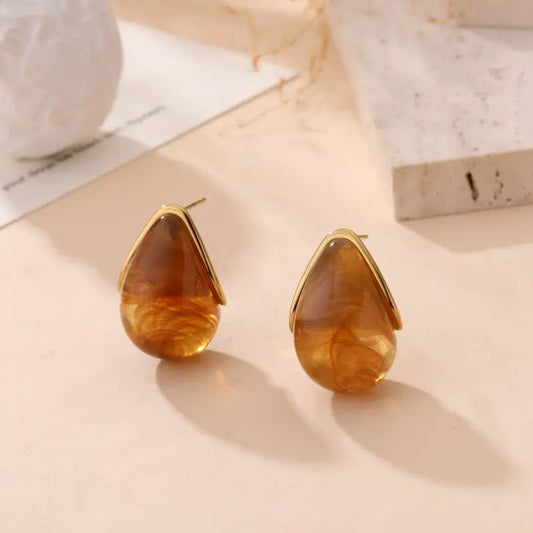 Boucles d'oreilles BARBARA AMBRE