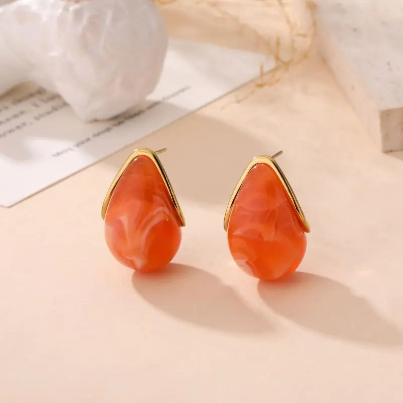 Boucles d'oreilles BARBARA ORANGE