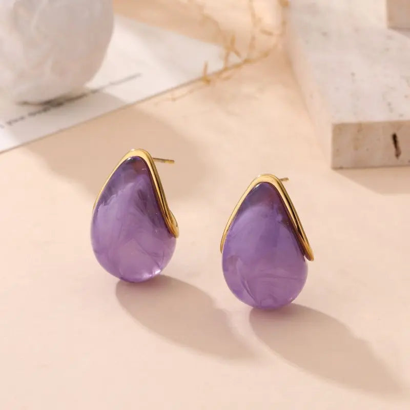 Boucles d'oreilles BARBARA VIOLET