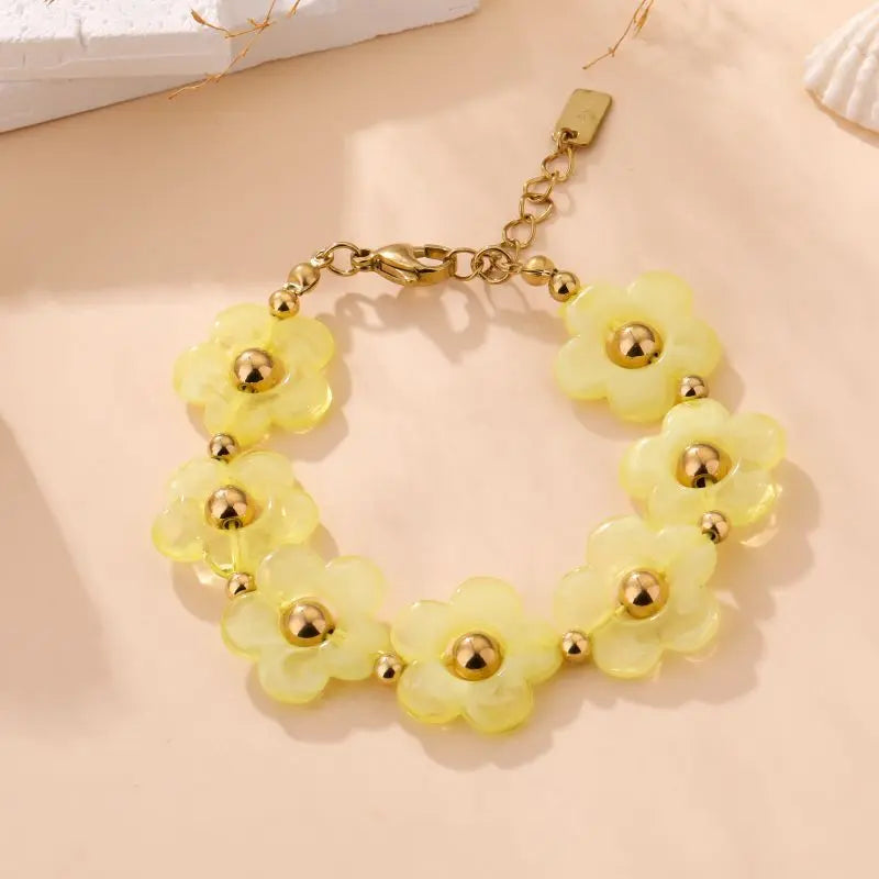 BRACELET MARIA JAUNE