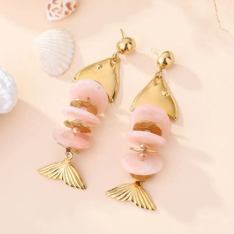 Boucles d'oreilles LEONIE ROSE