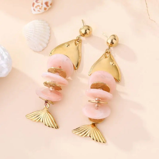 Boucles d'oreilles LEONIE ROSE