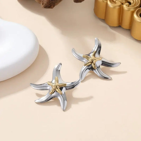 Boucles d'oreilles KENYA COULEUR OR/ARGENT