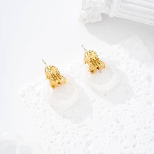 Boucles d'oreilles SHONA BLANC