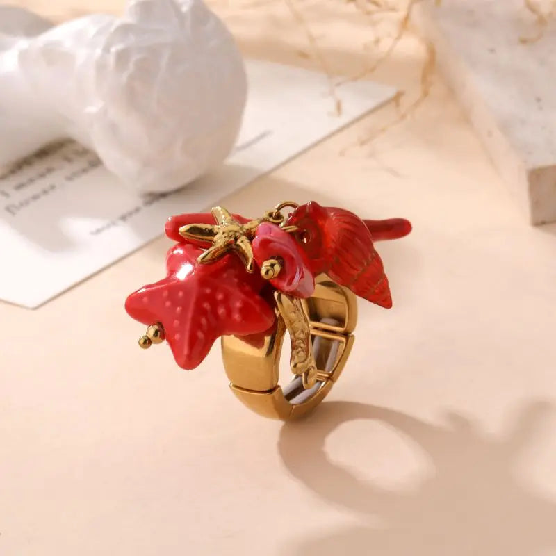 BAGUE LARA ROUGE