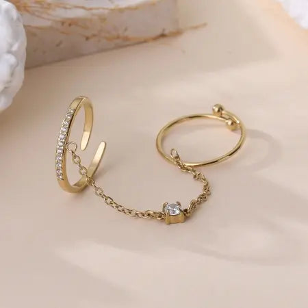Bague DOUBLE ANNEAU ALICIA