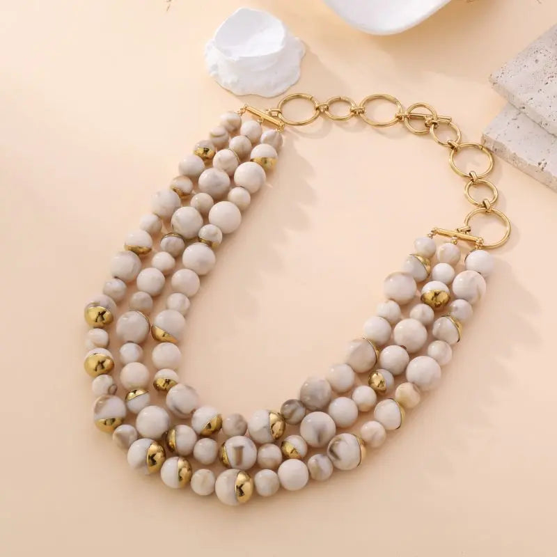 COLLIER BELLA BEIGE
