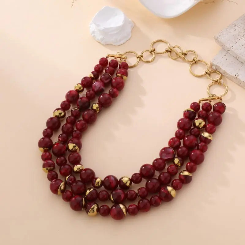 COLLIER BELLA ROUGE