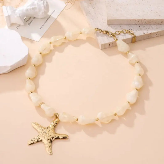 COLLIER JASMINE BEIGE