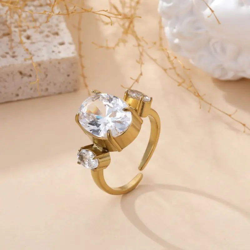 BAGUE ORIA COULEUR OR