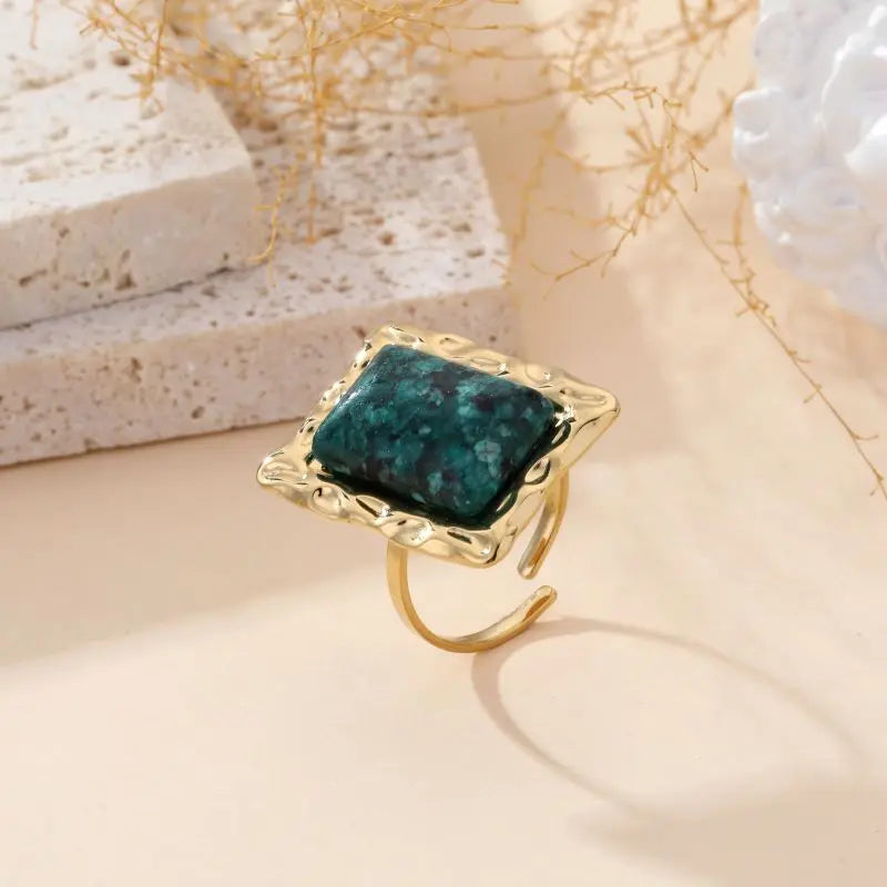 BAGUE NAWEL VERTE