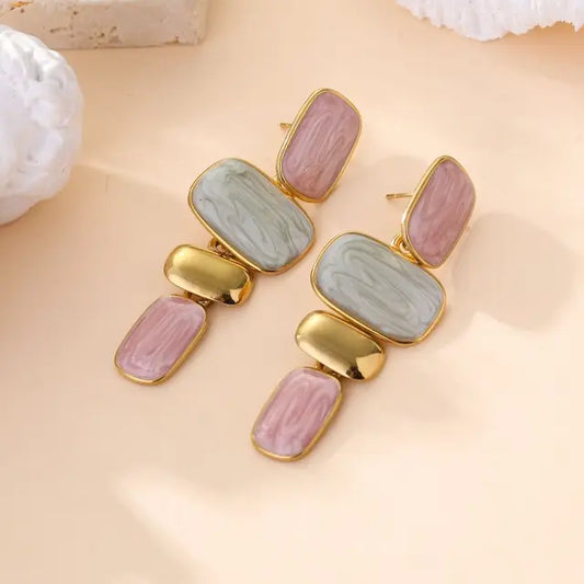 Boucles d'oreilles MARIA rose