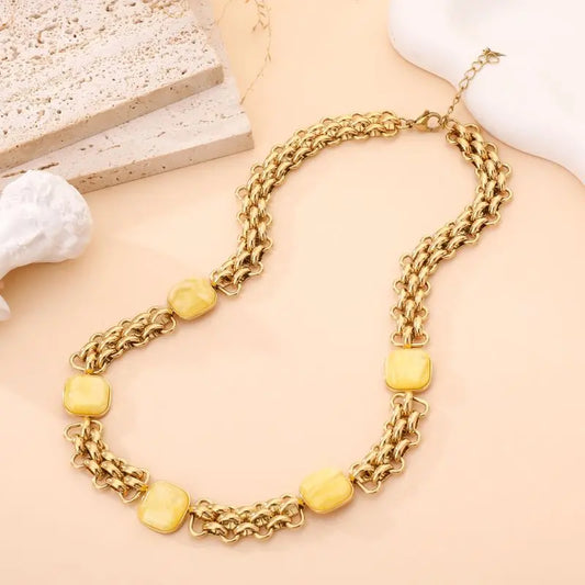 Collier OXANNE JAUNE