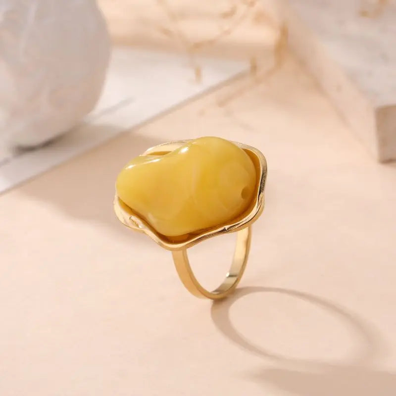 BAGUE ZELYA JAUNE