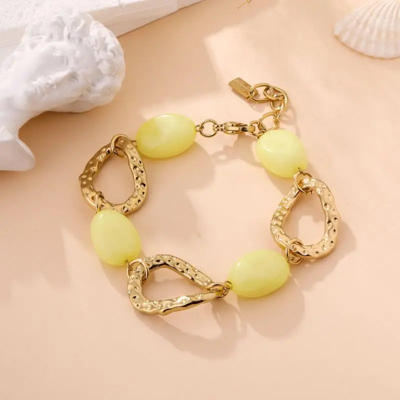 BRACELET ASSIA JAUNE