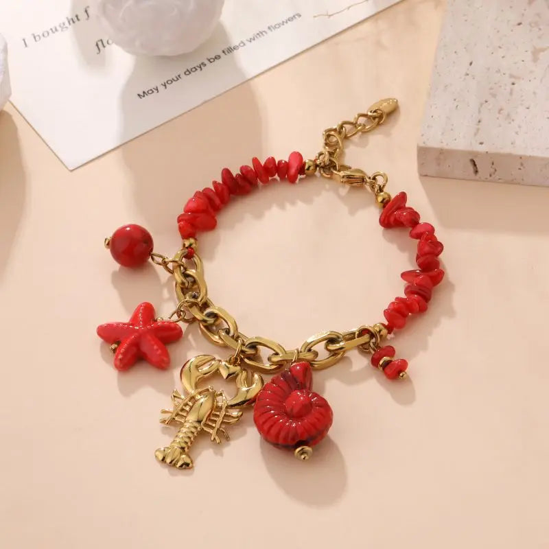 BRACELET ARYA ROUGE