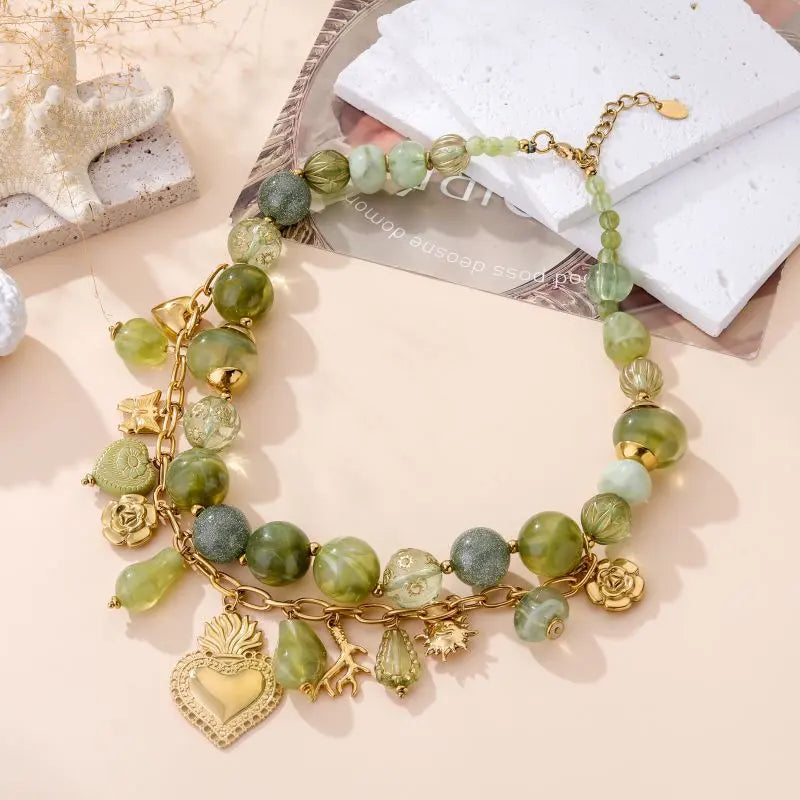 Collier ROMANE VERT