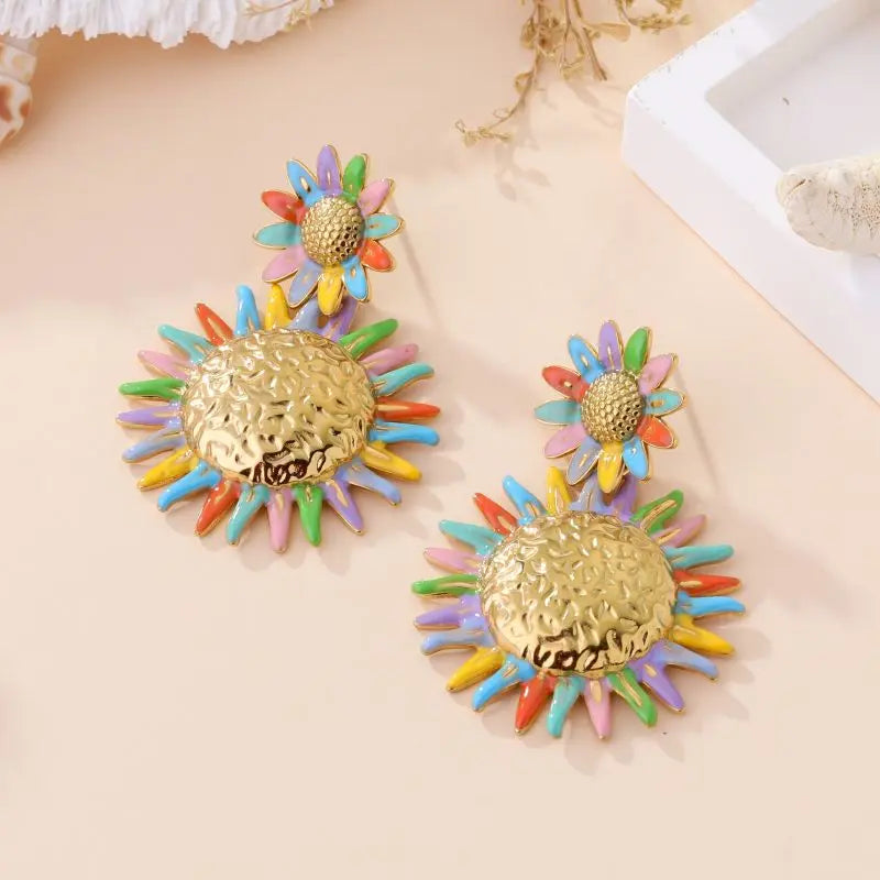 Boucles d'oreilles ARIA MULTI COULEUR