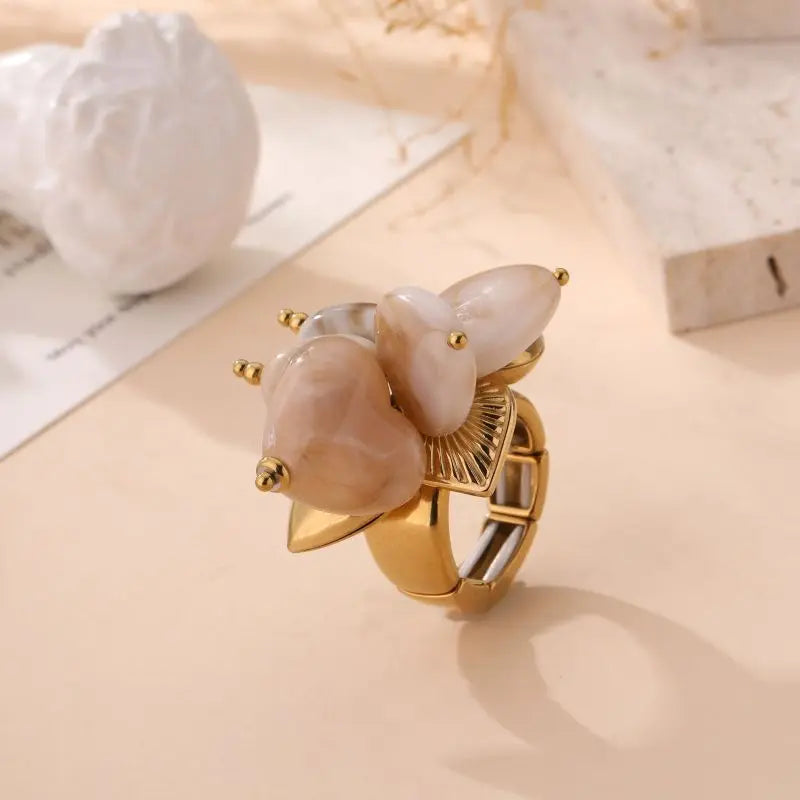 BAGUE MILA BEIGE