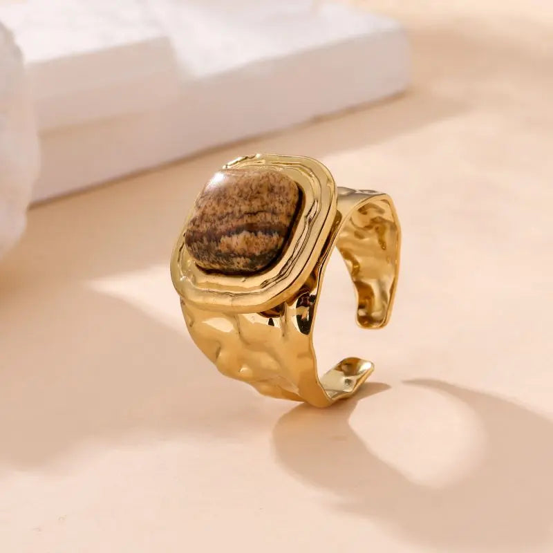 BAGUE OLIVIA MARRON