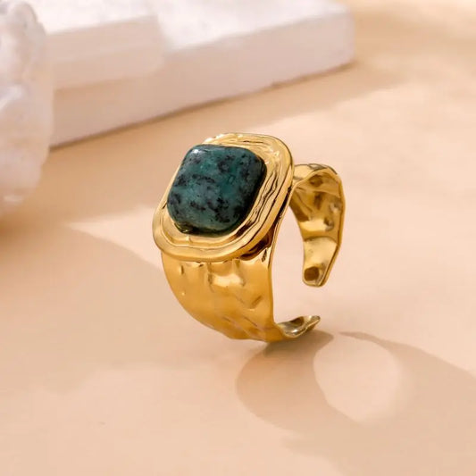 BAGUE OLIVIA VERTE