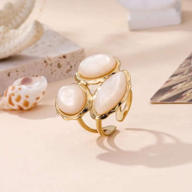 BAGUE EVA BEIGE