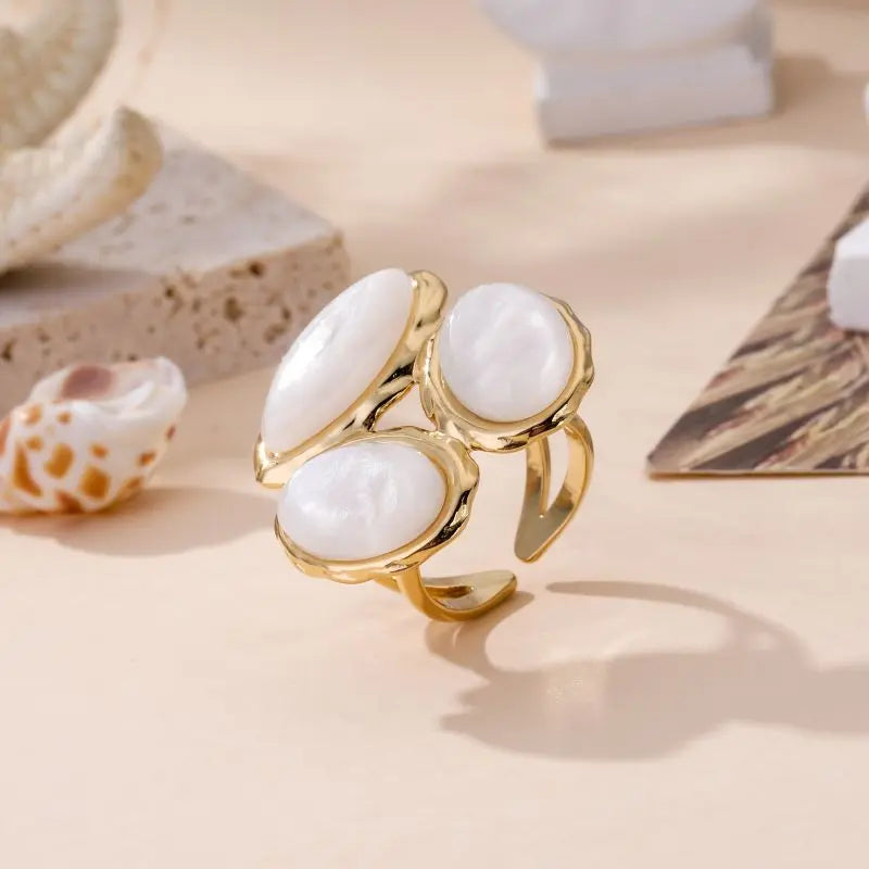 BAGUE EVA BLANC