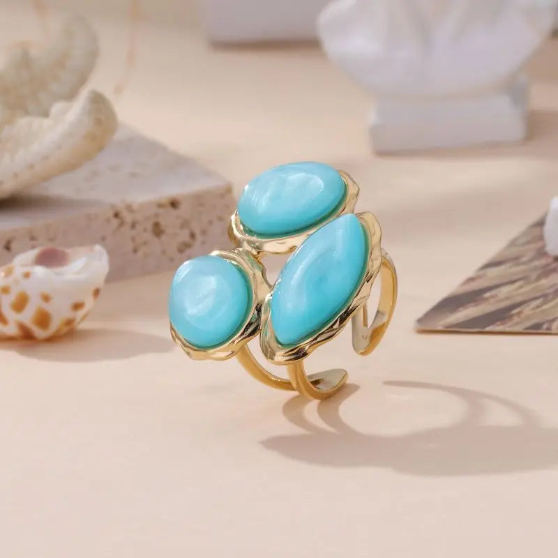 BAGUE EVA BLEU