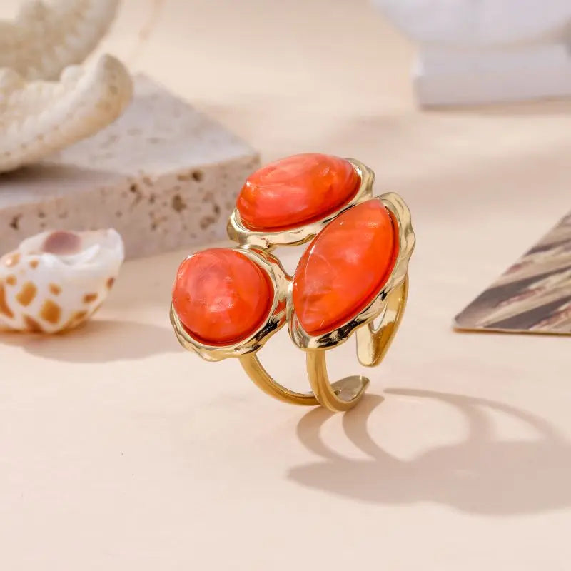 BAGUE EVA ORANGE