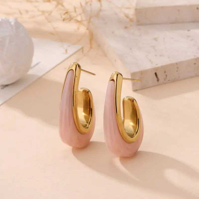 Boucles d'oreilles MANAL ROSE