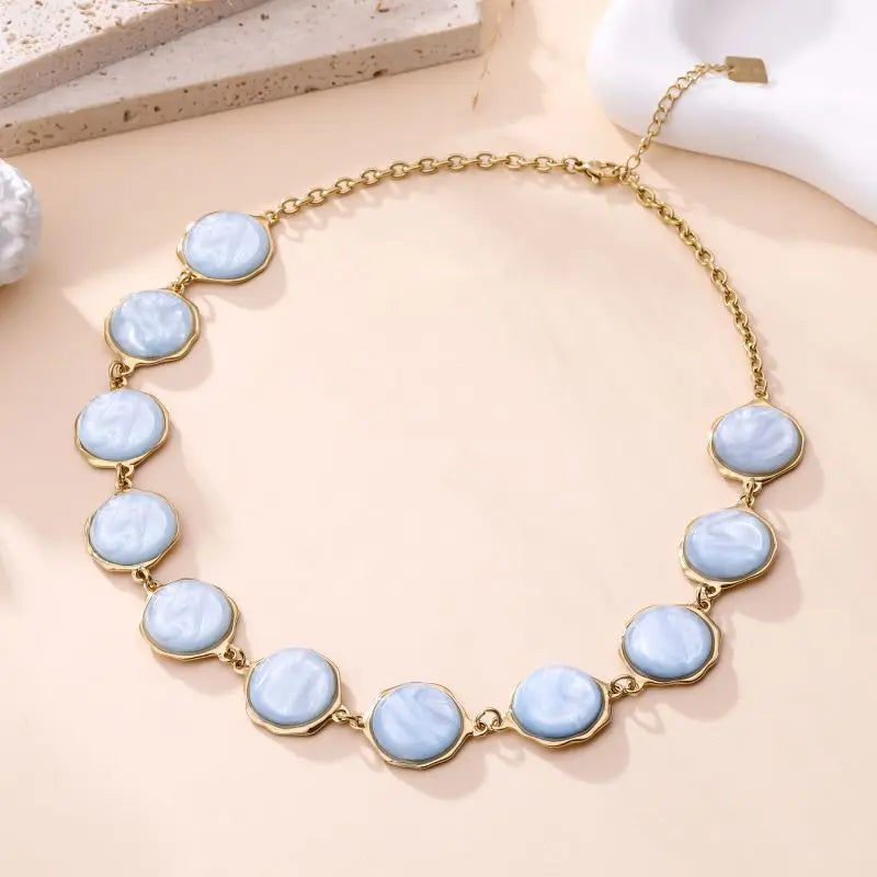 Collier PIA BLEU