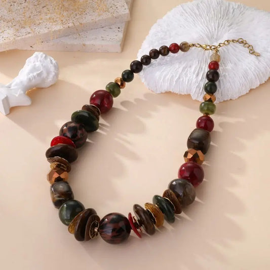 Collier JADA chocolat