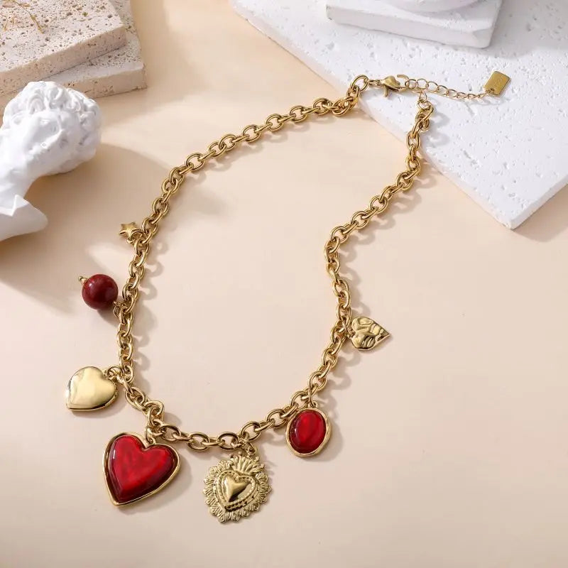 Collier DOLY ROUGE