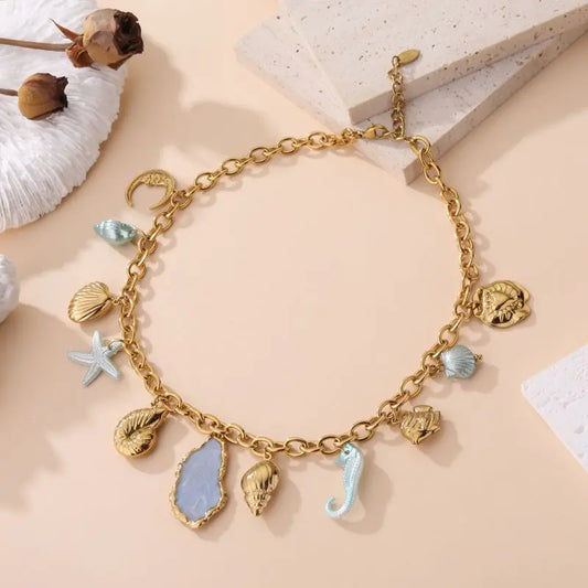 Collier LUCIE BLEU