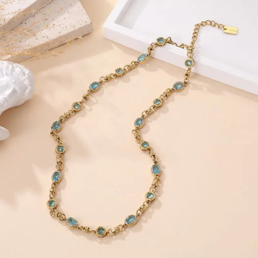 Collier CARLA BLEU